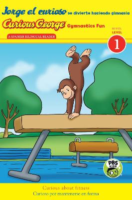 Book cover for Curious George Jorge el Curioso Gymnastics Fun  Sp/English (L 1 Reader)