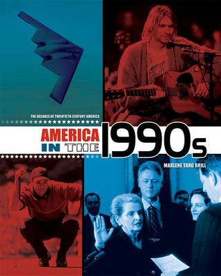 Book cover for America in the 1990s