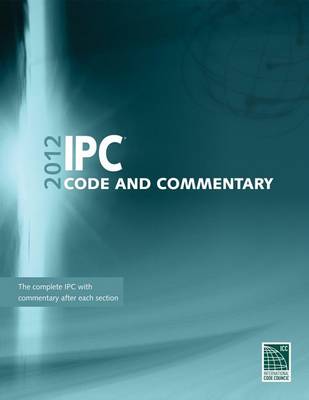 Book cover for 2012 International Plumbing Code Commentary