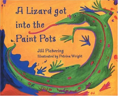 Book cover for A Lizard Got into the Paint Pots