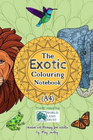 Cover of The Exotic Colouring Notebook (A4)