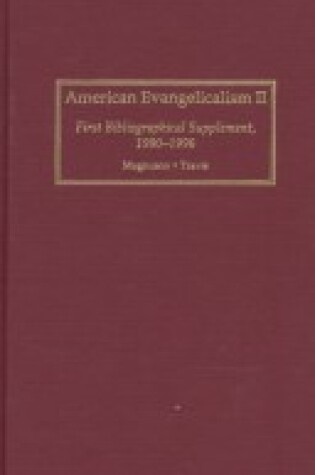 Cover of American Evangelicalism