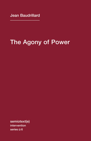 Cover of The Agony of Power