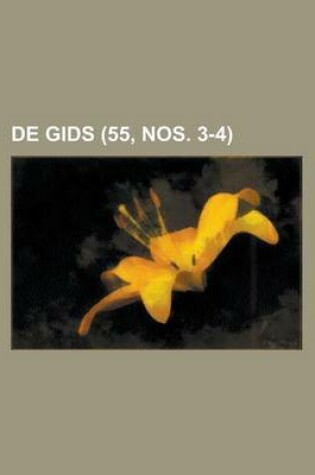 Cover of de Gids (55, Nos. 3-4)