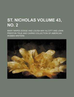 Book cover for St. Nicholas Volume 43, No. 2