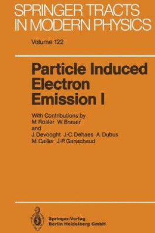 Cover of Particle Induced Electron Emission I