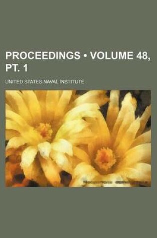 Cover of Proceedings (Volume 48, PT. 1 )