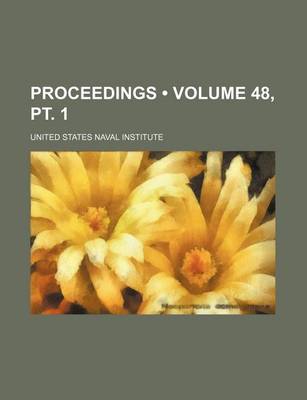 Book cover for Proceedings (Volume 48, PT. 1 )