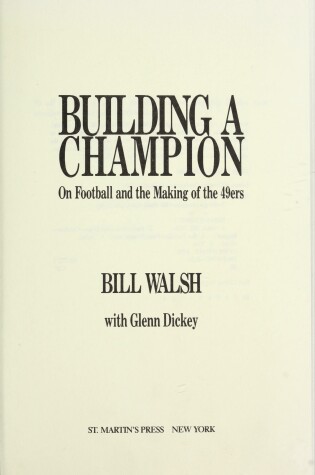 Cover of Building a Champion