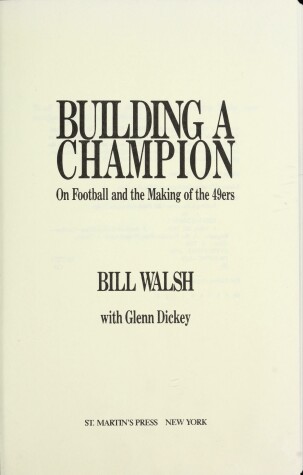 Book cover for Building a Champion