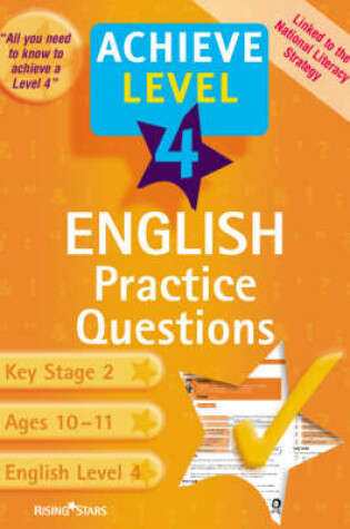 Cover of Achieve Level 4 English Practice Questions