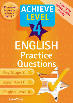 Book cover for Achieve Level 4 English Practice Questions