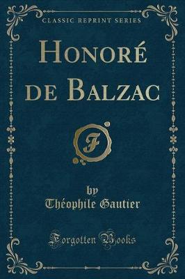 Book cover for Honoré de Balzac (Classic Reprint)