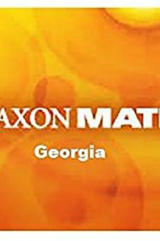 Cover of Saxon Math 3 Georgia