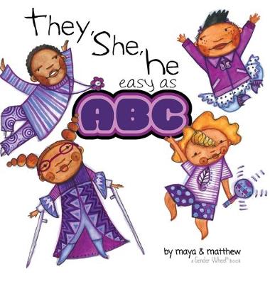 Book cover for They, She, He easy as ABC