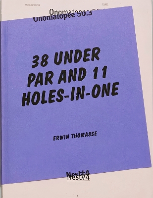 Book cover for 38 Under Par And 11 Holes-In-One