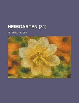 Book cover for Heimgarten (31)
