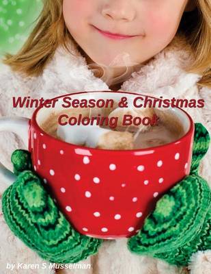 Book cover for Winter Season and Christmas Coloring Book