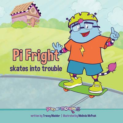 Book cover for Pi Fright Skates Into Trouble