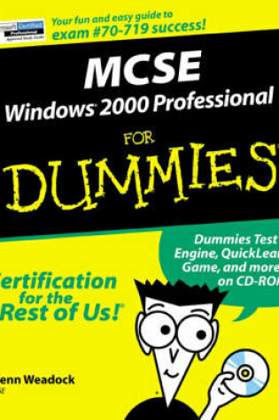 Cover of MCSE Windows 2000 Professional For Dummies