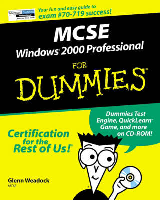 Book cover for MCSE Windows 2000 Professional For Dummies