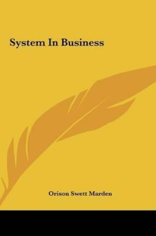 Cover of System in Business