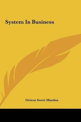 Book cover for System in Business