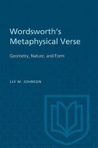 Cover of Wordsworth's Metaphysical Verse