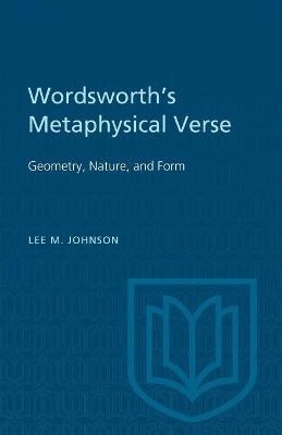 Book cover for Wordsworth's Metaphysical Verse