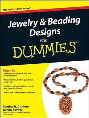 Book cover for Jewelry and Beading Designs for Dummies