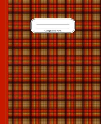 Cover of Orange Mix Plaid Check Design