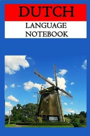 Cover of Dutch language notebook