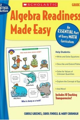 Cover of Algebra Readiness Made Easy: Grade 4