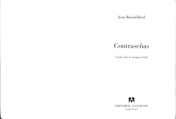Book cover for Contrasenas