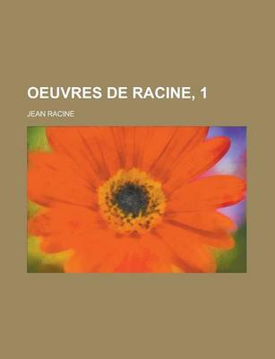 Book cover for Oeuvres de Racine, 1