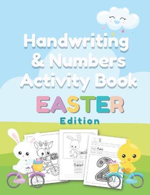 Cover of Handwriting and Numbers Activity Book Easter Edition