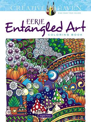 Book cover for Creative Haven Eerie Entangled Art Coloring Book