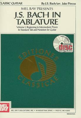 Book cover for J. S. Bach in Tablature