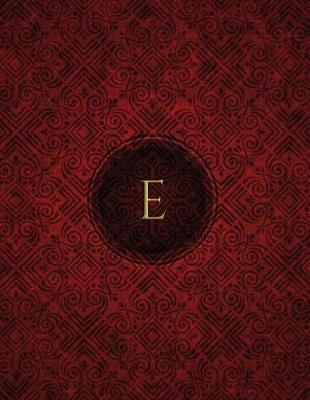 Cover of Monogram "E" Blank Sketchbook