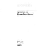 Cover of Agriculture and German Reunification
