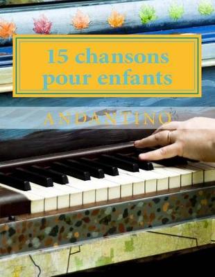 Book cover for 15 chansons pour enfants