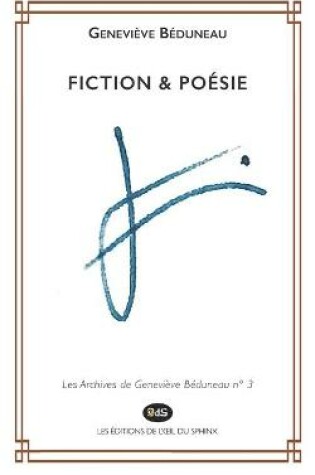 Cover of Fiction & Poésie