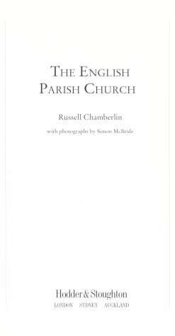 Book cover for The English Parish Church