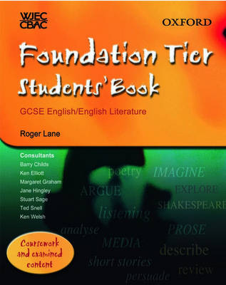 Book cover for WJEC/CBAC GCSE English/English Literature: Foundation Tier Students' Book