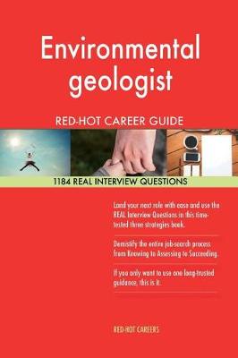 Book cover for Environmental Geologist Red-Hot Career Guide; 1184 Real Interview Questions