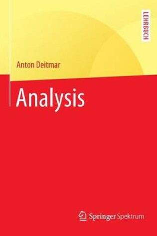 Cover of Analysis