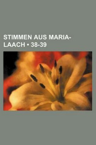 Cover of Stimmen Aus Maria-Laach (38-39)