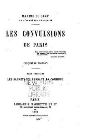 Cover of Les Convulsions de Paris - Tome III