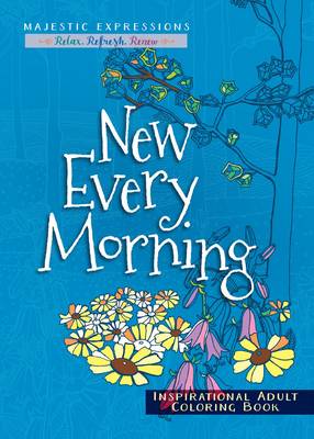 Book cover for Adult Coloring Book: New Every Morning