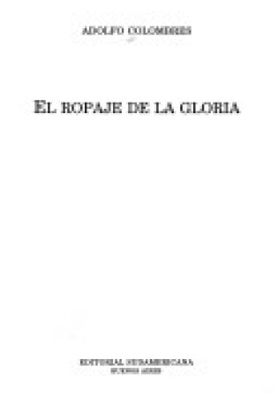 Cover of El Ropaje de La Gloria